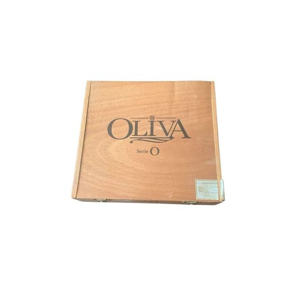 Vintage Olivia Wooden Cigar Box Serie O Churchill - Picture 1 of 15